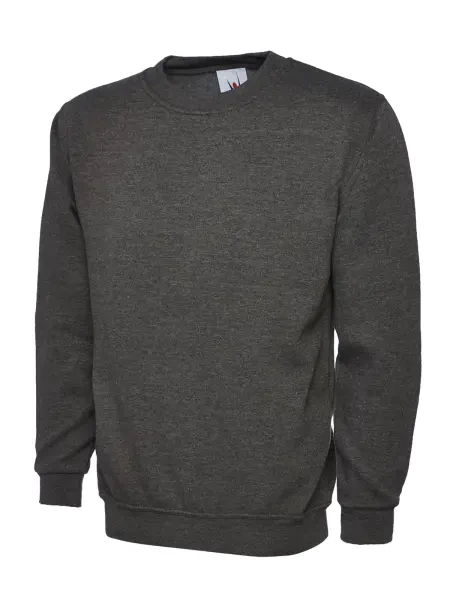 Uneek Classic Sweatshirt Charcoal